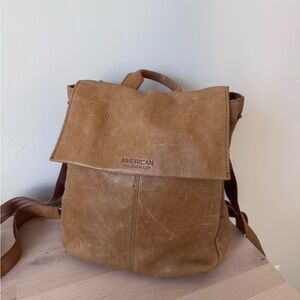 American Leather Co. Women's Tan Backpack